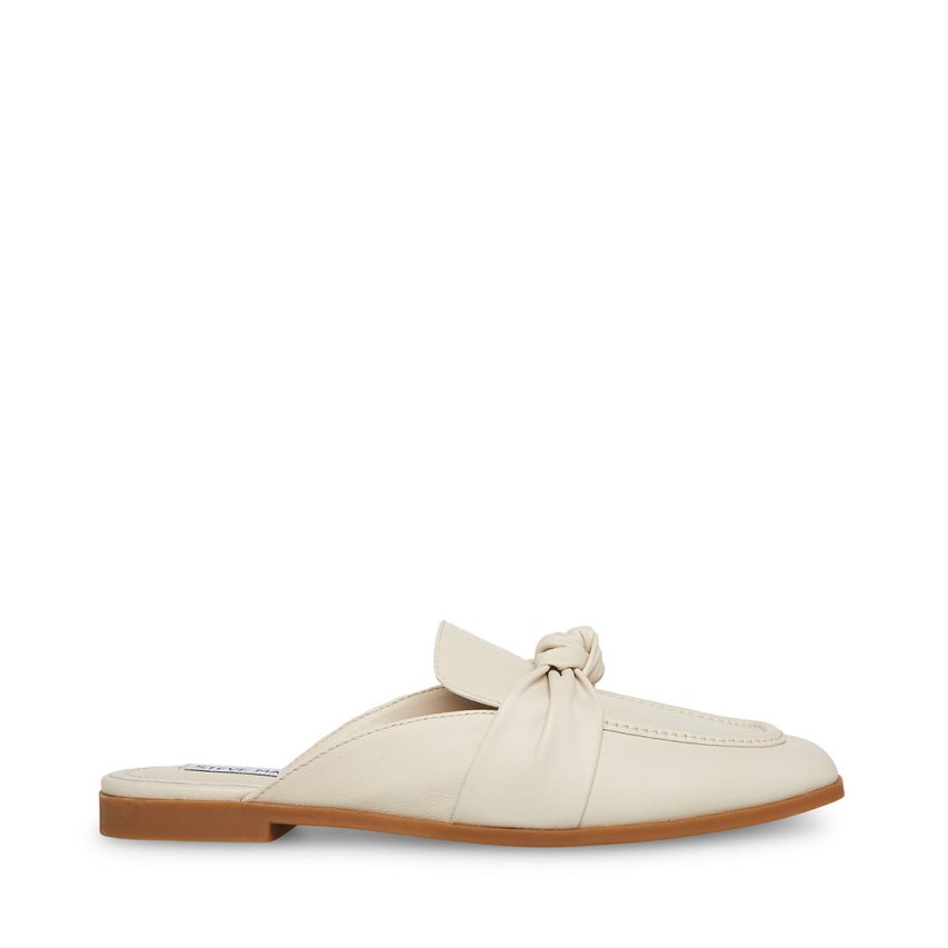 Mulas Steve Madden Chart Cuero Mujer Creme | ES BH8SE2